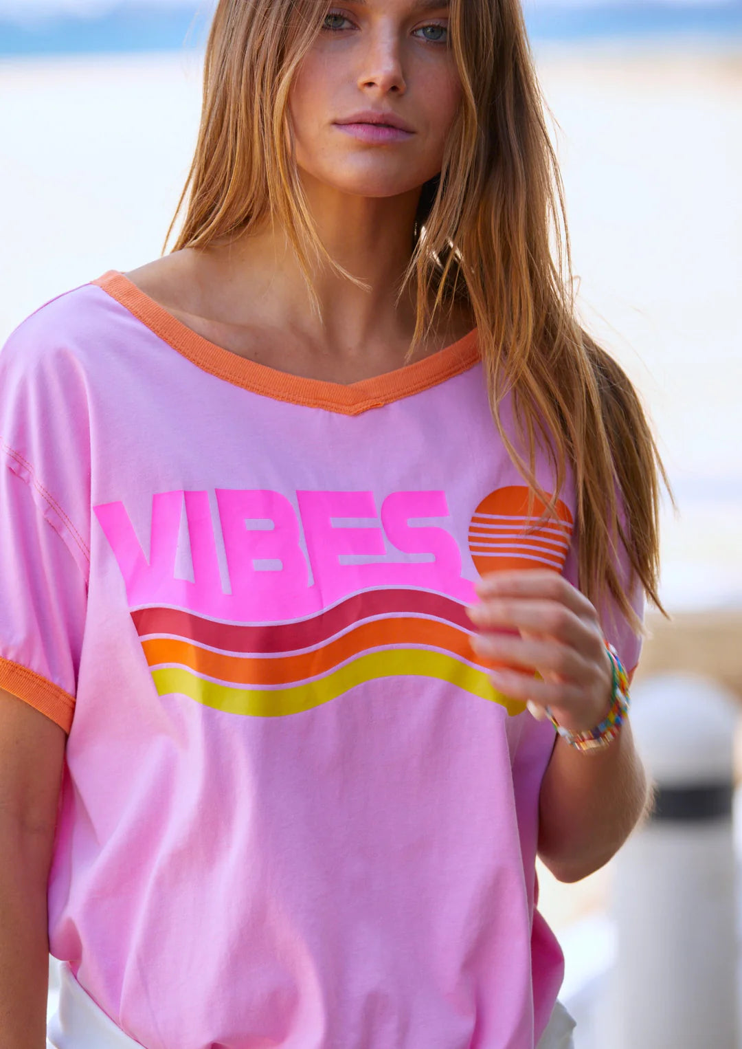 New Products Hammill & Co - Ringer tee pink