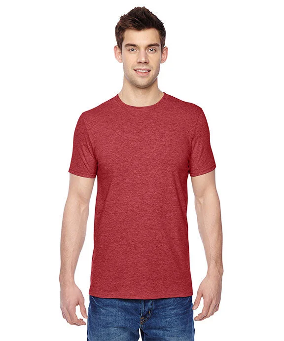 Extra long version SF45R - Fruit of the Loom Adult 4.7 oz. Sofspun® Jersey Crew T-Shirt | Brick Heather Extra long version SF45R - Fruit of the Loom Adult 4.7 oz. Sofspun® Jersey Crew T-Shirt | Brick Heather