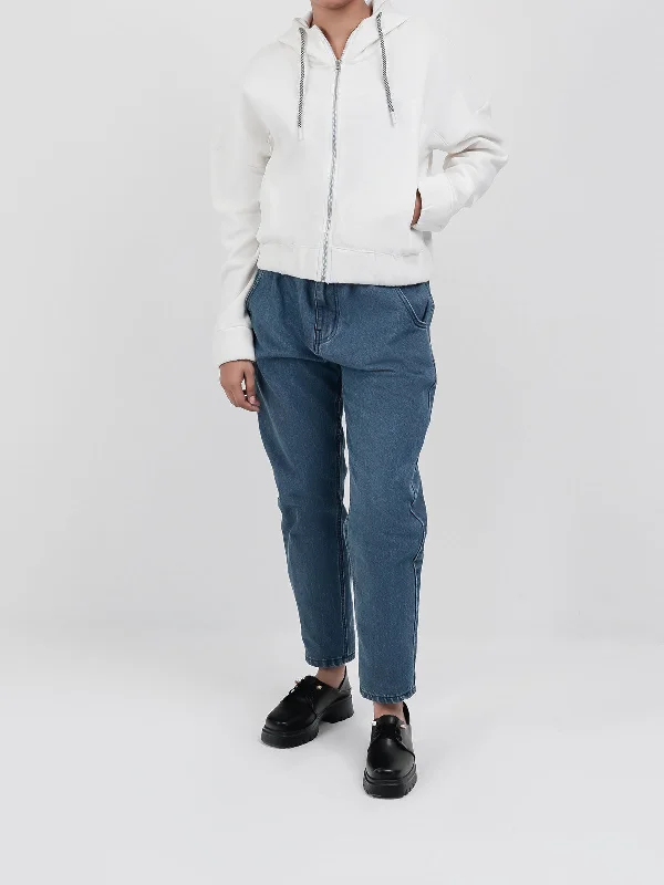 Comfortable Design "VIRGO" Zipper Casual Fleece Hoodie