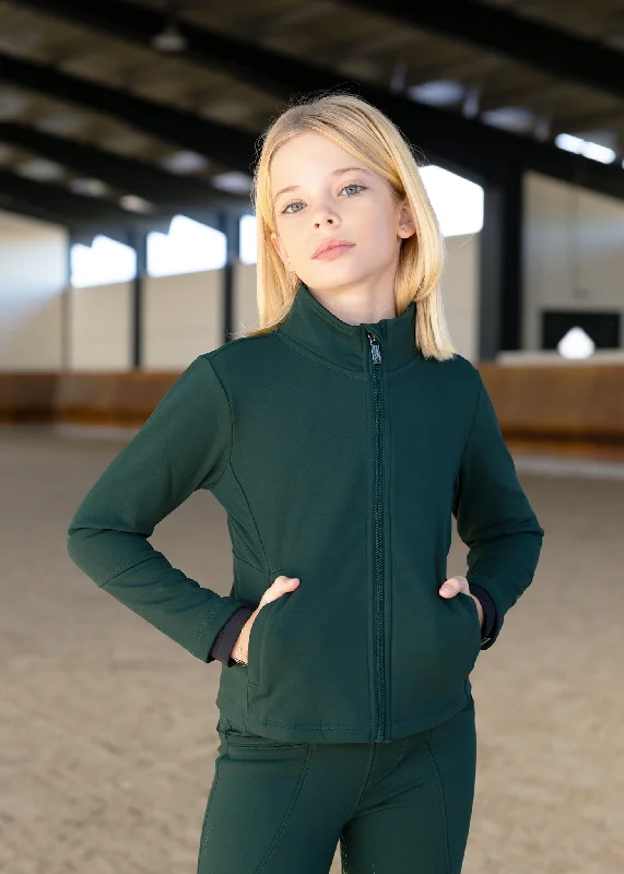 Autumn Selection YR Vera Fleeced Jacket (Emerald)