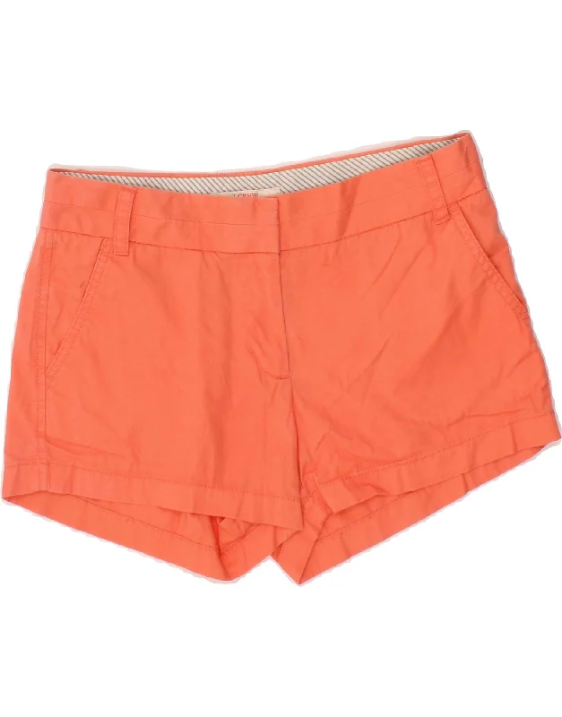 Unique Design J. CREW Womens Broken In Chino Shorts US 4 Small W27  Orange Cotton