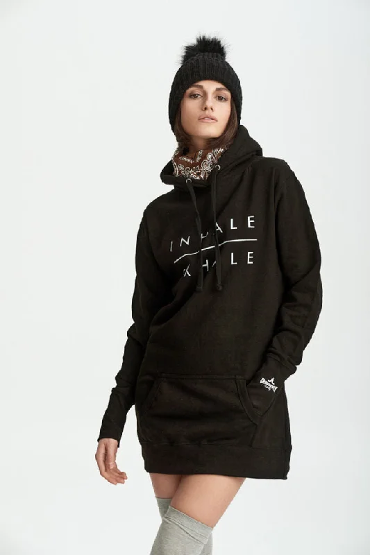 Exquisite Embroidery Longline Hoodie
