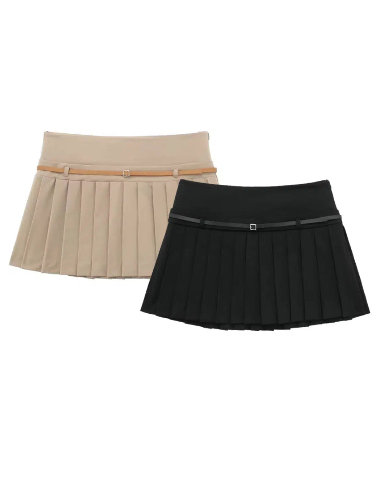 Classic Design Versatile Casual Wide Pleated Skirt