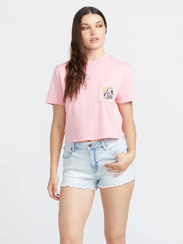 French Style Pocket Dial Tee - Guava