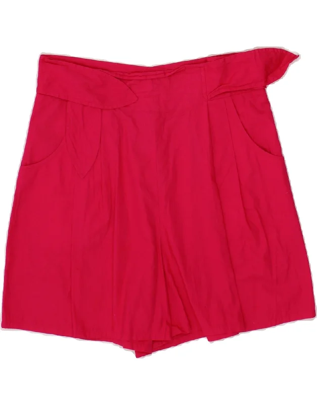 Leisure Travel VINTAGE Womens Casual Shorts W32 Large  Pink