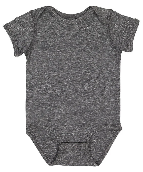 Boutique display 4491 - Rabbit Skins Infant Harborside Melange Jersey Bodysuit | Smoke Melange Boutique display 4491 - Rabbit Skins Infant Harborside Melange Jersey Bodysuit | Smoke Melange