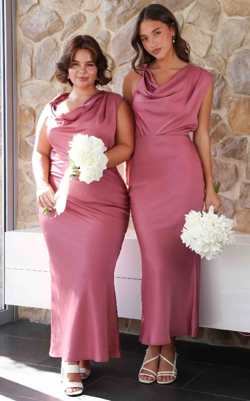 Classic Style Octavie Maxi Dress - Rose