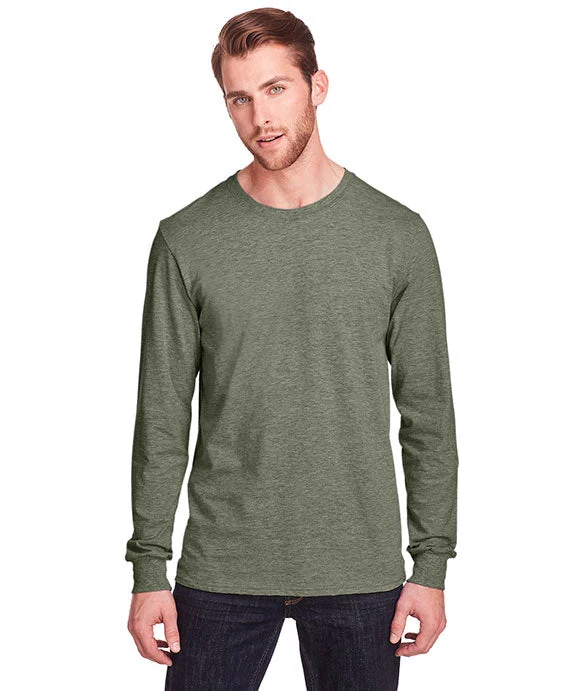 Sweet breath IC47LSR - Fruit of the Loom Adult ICONIC™ Long Sleeve T-Shirt | Military Green Heather Sweet breath IC47LSR - Fruit of the Loom Adult ICONIC™ Long Sleeve T-Shirt | Military Green Heather