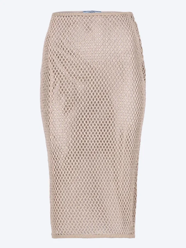 Black And White Style Skirt with underskirt