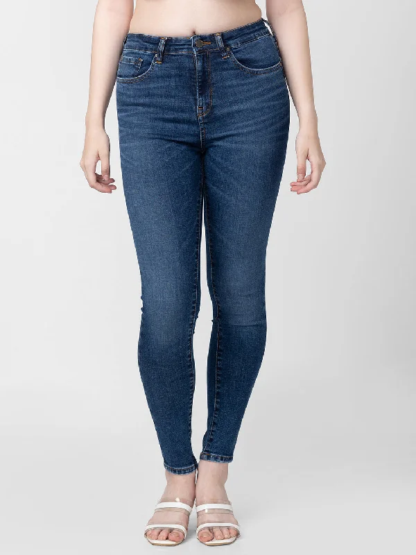 Classic Series Spykar Women Dark Blue Cotton Super Skinny Ankle Length Jeans (Alexa) Classic Series Spykar Women Dark Blue Cotton Super Skinny Ankle Length Jeans (Alexa)
