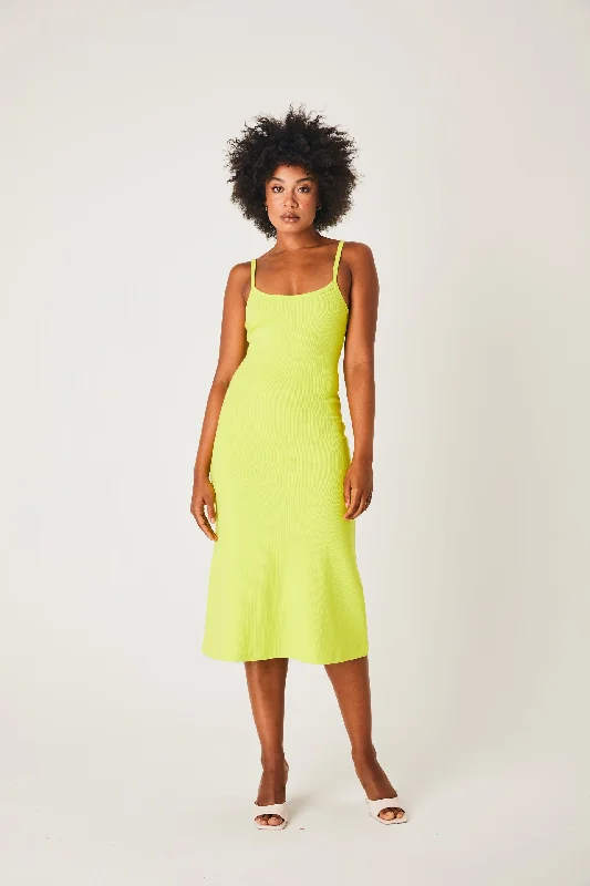 Practical Style Summi Summi - MIDI A LINE DRESS - SPLICE