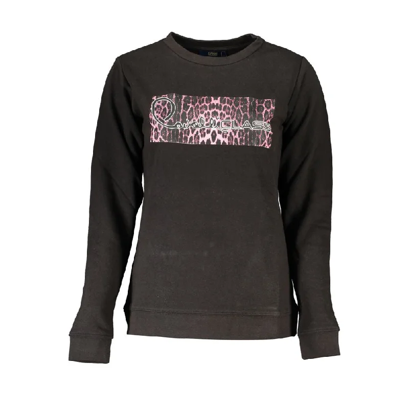 Embroidered Letters Cavalli Class Cotton Women's Sweater