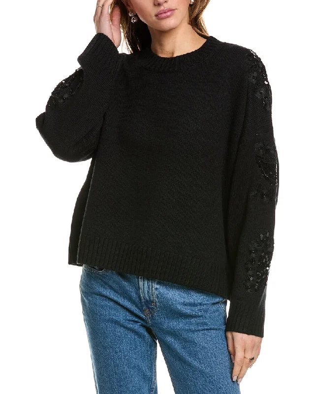 Soft And Comfortable Splendid Leanna Wool-Blend Sweater