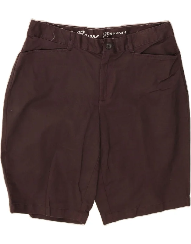 Cute Style EDDIE BAUER Womens Curvy Casual Shorts US 12 Large W32  Brown