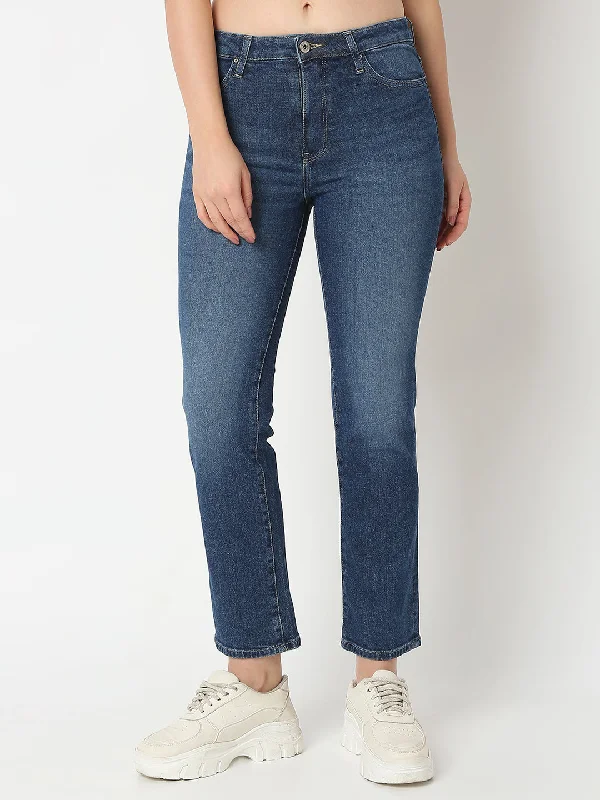 Exclusive Customization Spykar Slim Fit Light Fade Jeans For Women