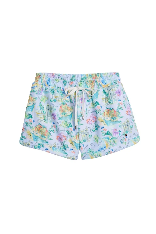 Fashionable sports Women's Nice Short In Blue Beach