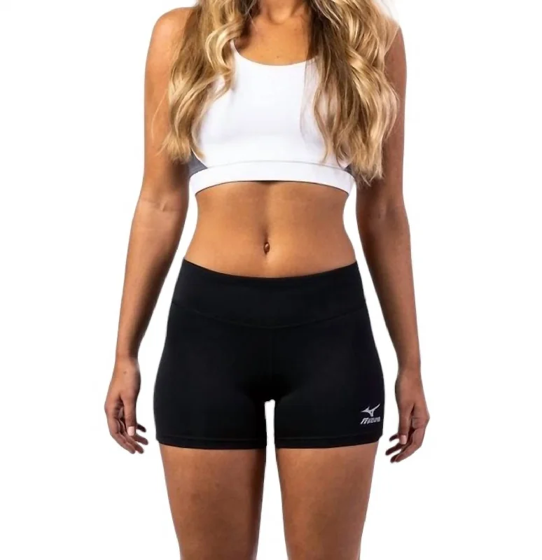 Sports Zipper Style Victory Short In Black