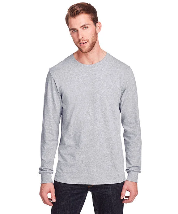 Mid-length Style IC47LSR - Fruit of the Loom Adult ICONIC™ Long Sleeve T-Shirt | Athletic Heather Mid-length Style IC47LSR - Fruit of the Loom Adult ICONIC™ Long Sleeve T-Shirt | Athletic Heather