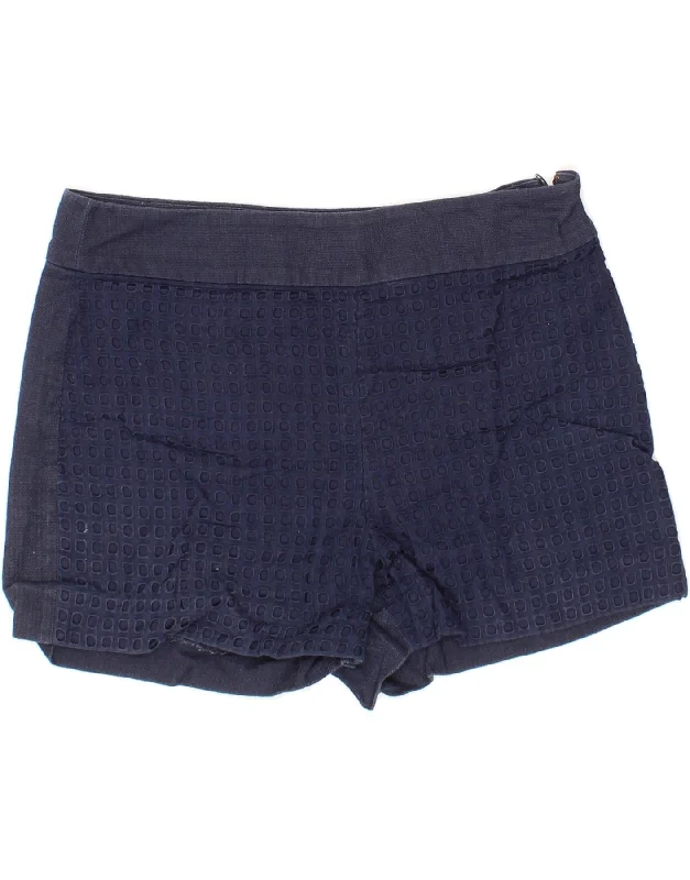 High-end Wear J. CREW Womens Casual Shorts US 2 XS W25  Navy Blue Cotton