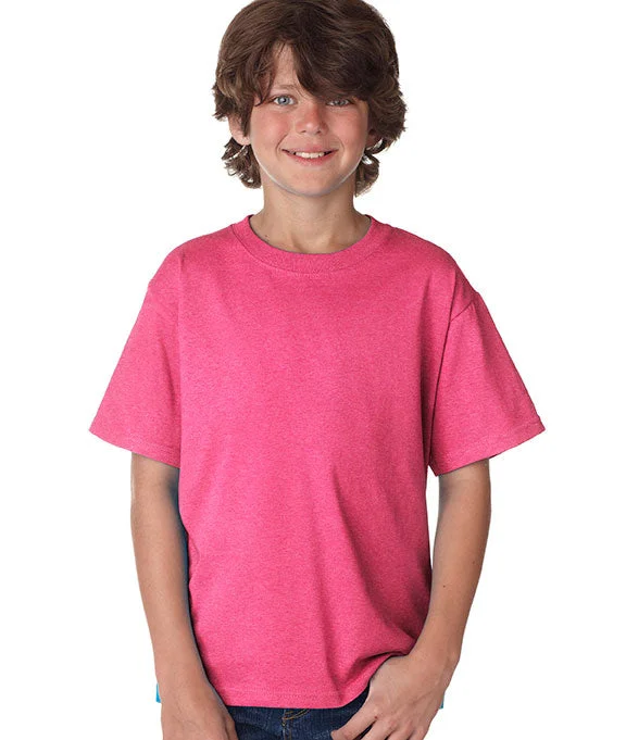 Diamond Series 3930B - Fruit of the Loom Youth 100% Heavy Cotton HD® T-Shirt | Retro Heather Pink Diamond Series 3930B - Fruit of the Loom Youth 100% Heavy Cotton HD® T-Shirt | Retro Heather Pink