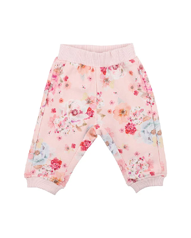 Personal Charm Fox & Finch Pink Bloom Track Pants - Pink Bloom (Size 00-7)