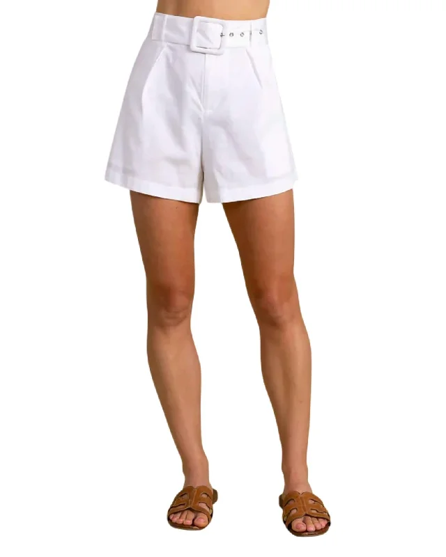 Ultra-lightweight Maya Shorts In White