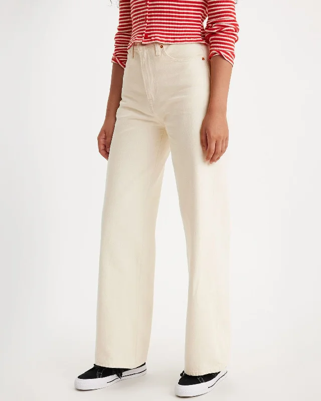 Modern City Levi's® Womens Ribcage Wide Leg Jeans - Barely Freezing