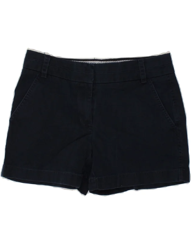 Beautiful Romance J. CREW Womens Chino Shorts US 0 XS W24 Navy Blue Cotton
