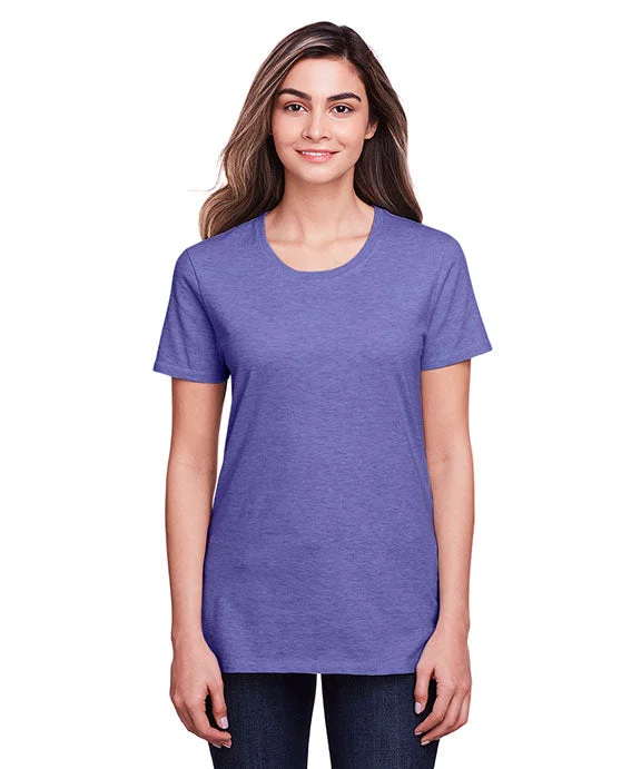 Renaissance Style IC47WR - Fruit of the Loom Ladies ICONIC™ T-Shirt | Retro Heather Purple Renaissance Style IC47WR - Fruit of the Loom Ladies ICONIC™ T-Shirt | Retro Heather Purple
