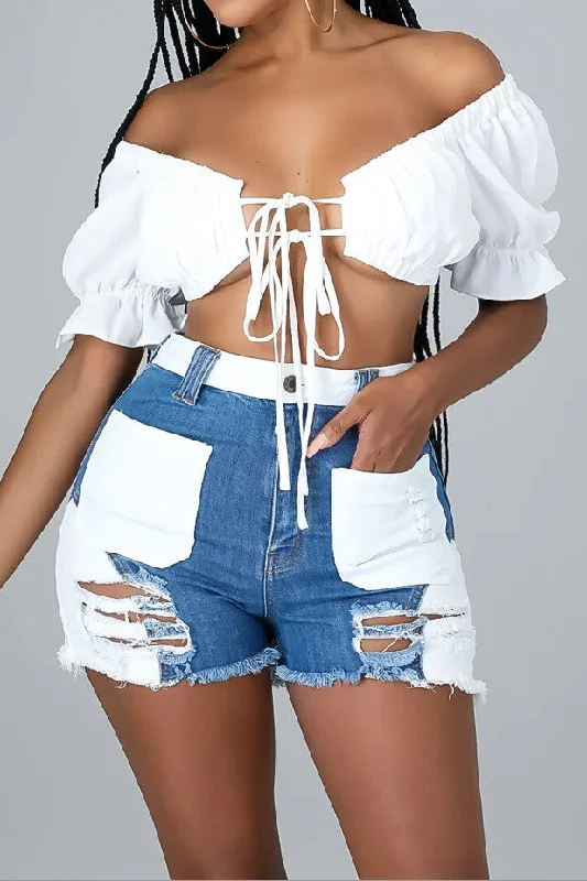 Personalized Outfit Two Toned Summer Shorts