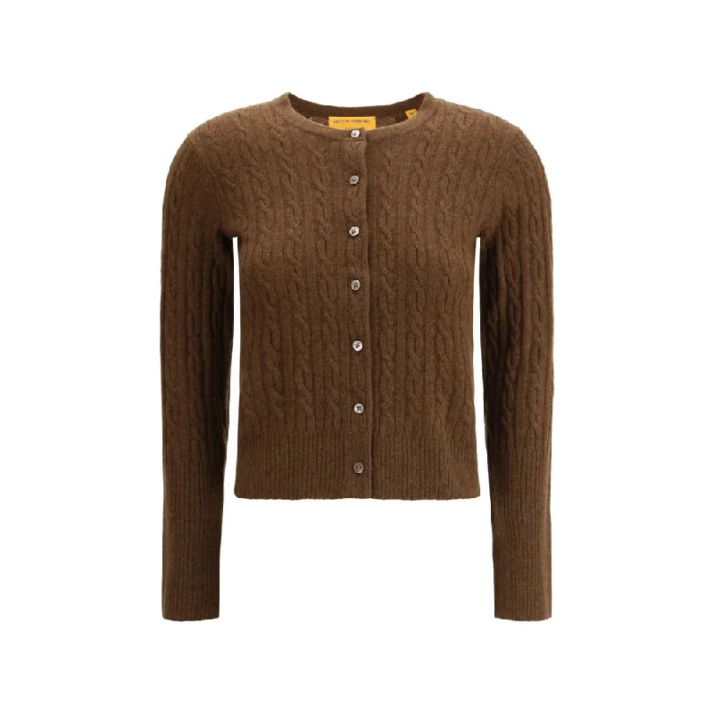 French Style Guest in Residence Cashmere cable-knit Women's Cardigan