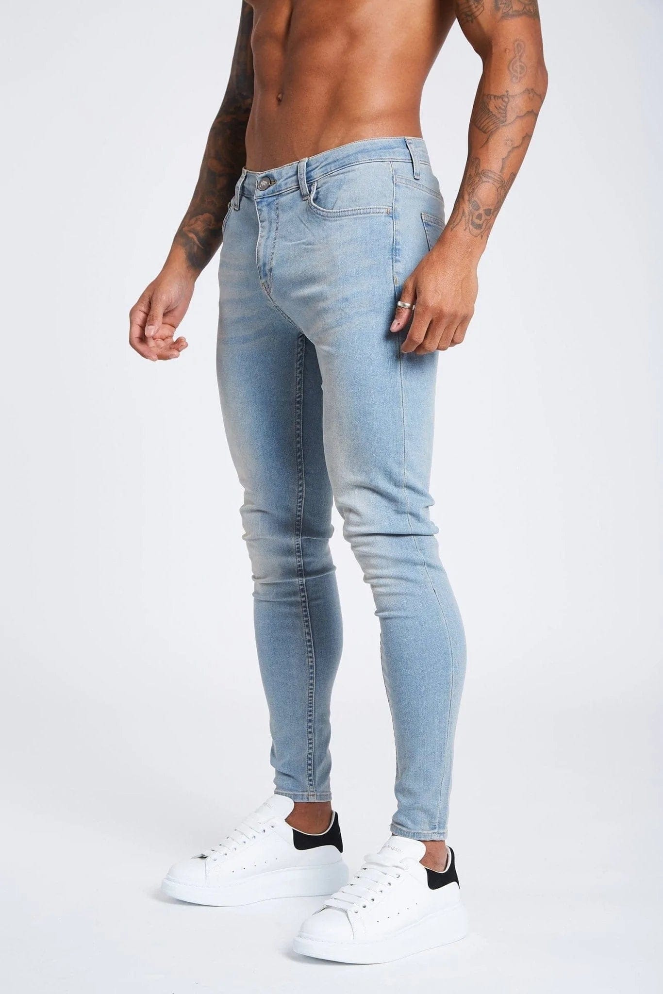 Versatile Itinerary SKINNY FIT JEANS NON RIPPED - STONE WASHED