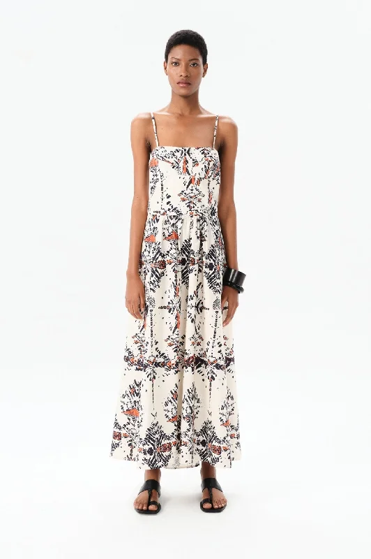 Bright Colors Ceibo Maive Midi Dress