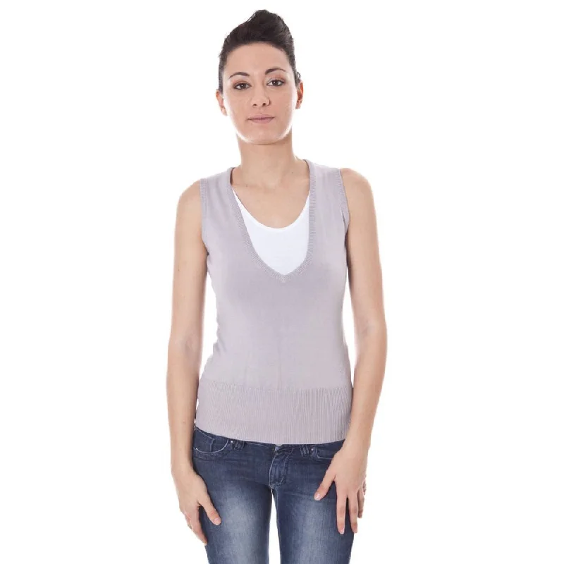 College Style Datch Cotton Women's Sweater