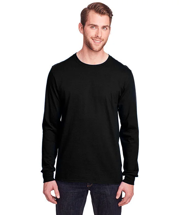 Wandering freely IC47LSR - Fruit of the Loom Adult ICONIC™ Long Sleeve T-Shirt | Black Ink Wandering freely IC47LSR - Fruit of the Loom Adult ICONIC™ Long Sleeve T-Shirt | Black Ink