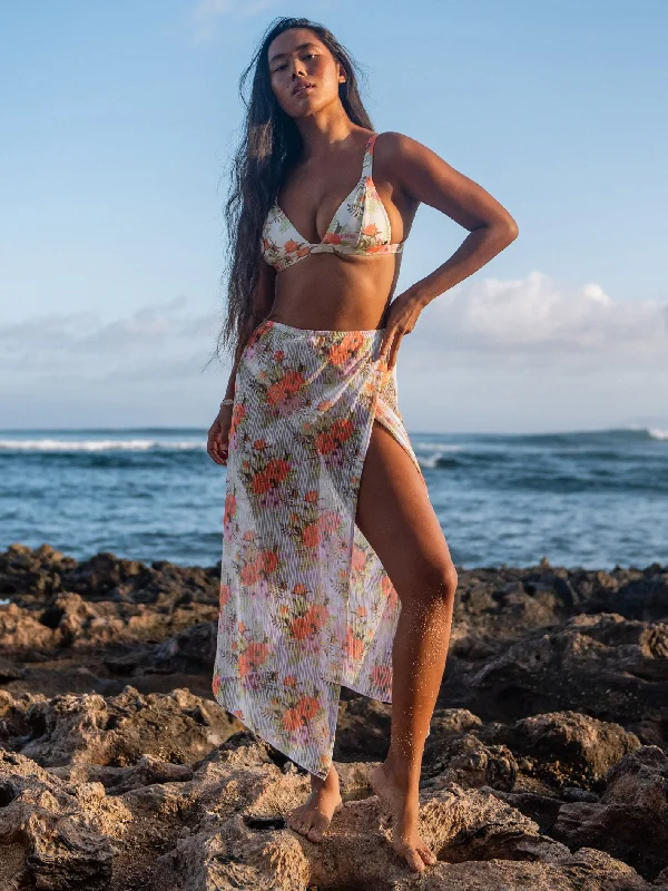 Retro Prints So Right Sarong - White Combo