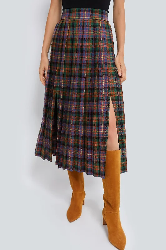 Trendy Looks Multi Tartan Dominic Skirt