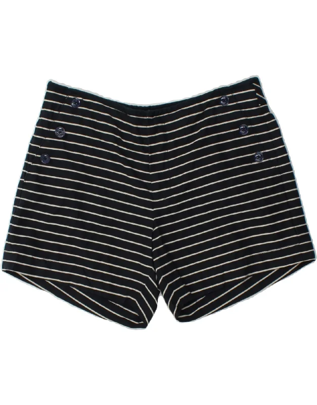 Free and comfortable TOMMY HILFIGER Womens Chino Shorts US 8 Medium W30  Navy Blue Striped
