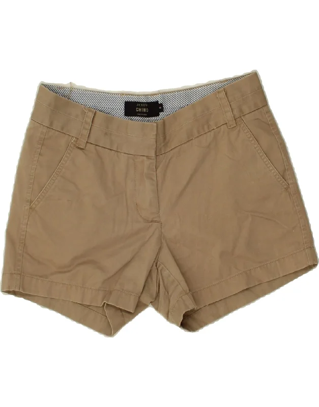 High-end Design J. CREW Womens Chino Shorts US 0 XS W28  Beige Cotton