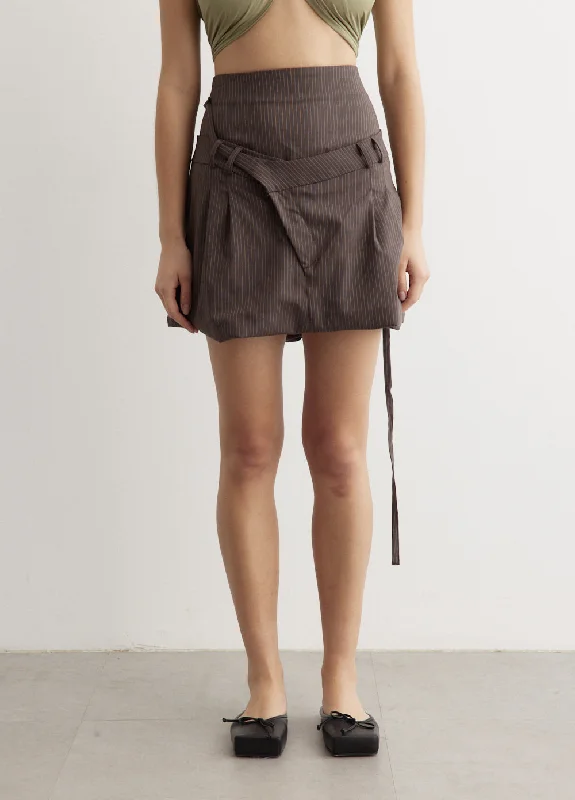 Sports And Leisure Draped Suit Skirt