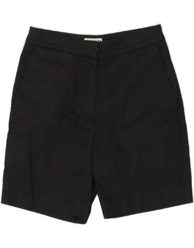 Modern Tailoring CERRUTI Womens Chino Shorts UK 10 Small W28 Black