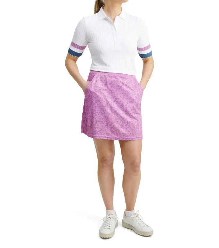 Sports Series Women Cherry Skort In Iris Flower