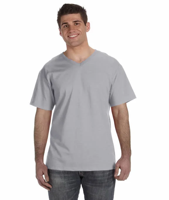 Comfortable Sweaters 39VR - Fruit of the Loom Mens 100% Heavy Cotton HD® V-Neck T-Shirt | Athletic Heather Comfortable Sweaters 39VR - Fruit of the Loom Mens 100% Heavy Cotton HD® V-Neck T-Shirt | Athletic Heather