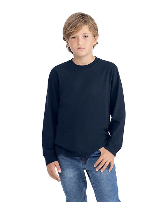 Single item design 3311NL - Next Level Youth Cotton Long Sleeve T-Shirt | Midnight Navy Single item design 3311NL - Next Level Youth Cotton Long Sleeve T-Shirt | Midnight Navy