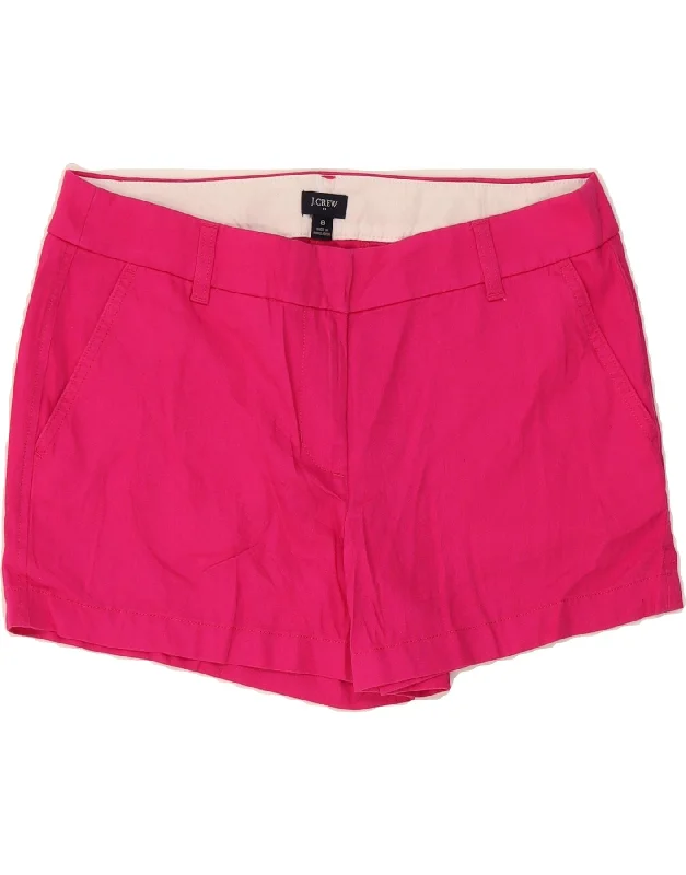Relaxed Fit J. CREW Womens Chino Shorts US 8 Medium W34 Pink Cotton