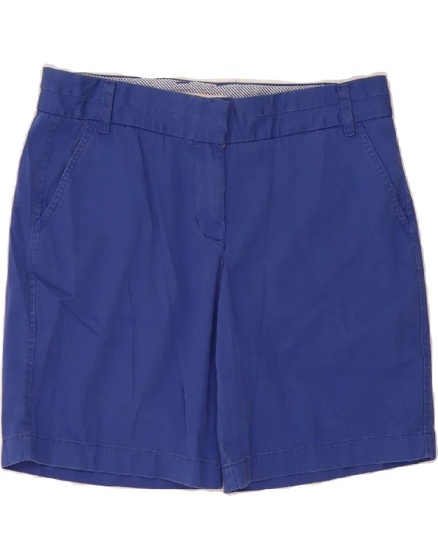 Fresh Comfort J. CREW Womens Chino Shorts US 10 Large W32 Blue Cotton