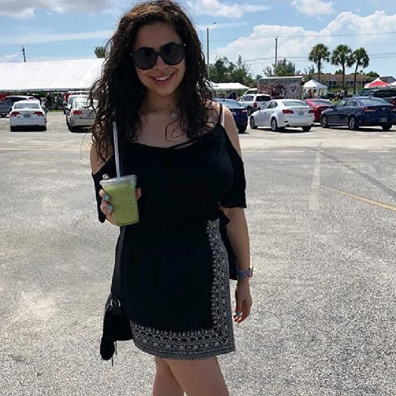 Fashion Must-have Embroidered Wrap Skort, Black