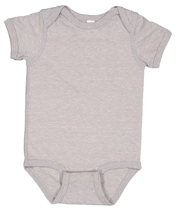 Affordable selection 4491 - Rabbit Skins Infant Harborside Melange Jersey Bodysuit | Grey Melange Affordable selection 4491 - Rabbit Skins Infant Harborside Melange Jersey Bodysuit | Grey Melange