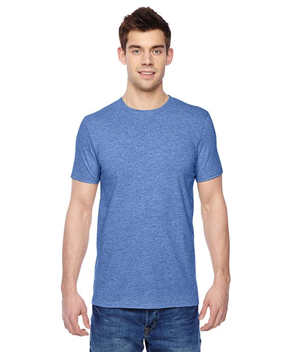 Printed pattern SF45R - Fruit of the Loom Adult 4.7 oz. Sofspun® Jersey Crew T-Shirt | Carolina Heather Printed pattern SF45R - Fruit of the Loom Adult 4.7 oz. Sofspun® Jersey Crew T-Shirt | Carolina Heather