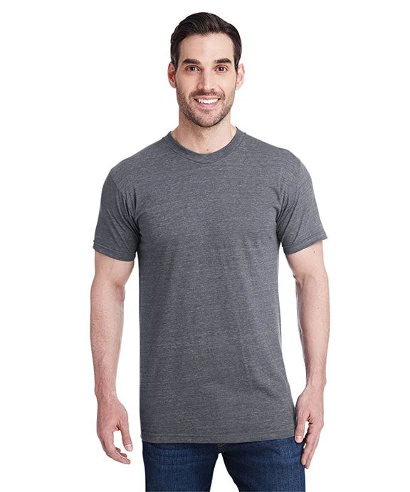 Retro Woolen Jacket 5710 - Bayside Unisex Triblend T-Shirt | Dark Grey